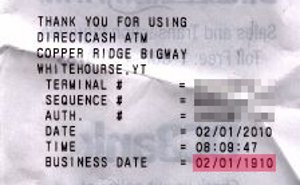 1910 Receipt