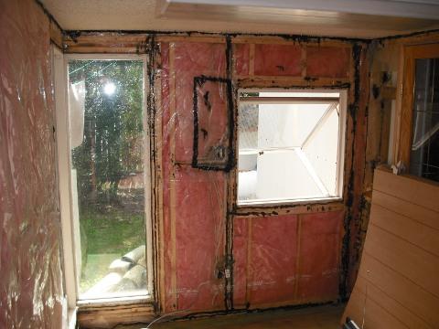 Why don't they manufacture eye-pleasing vapour barrier? That would sure cut down on remodelling costs.