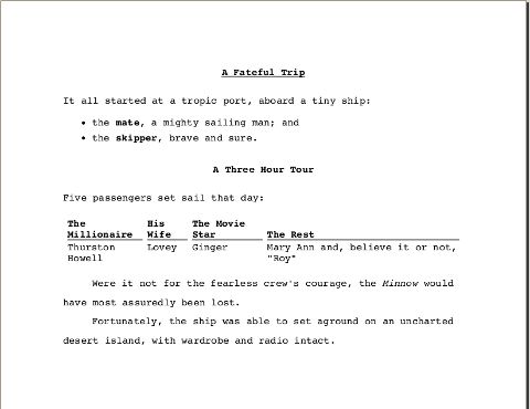 It's surprising how easy it is to recreate typewriter-like output with a computer.