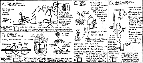 More Ingenious Bicycle Storage Proposals