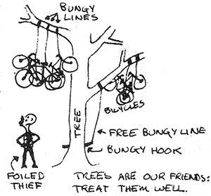 Ingenious Tree Bungee Rack